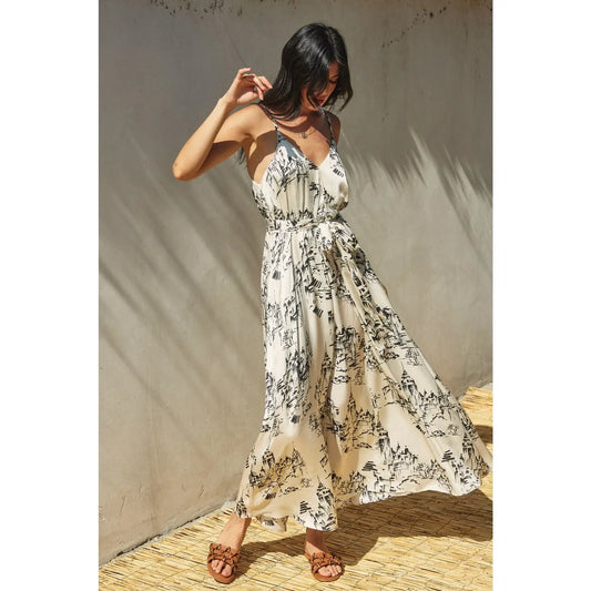 On A Cloud Extra Flared Maxi Dress