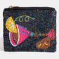 Seed Beaded Martini Coin Purse
