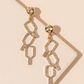 Linked Pickleball 18K Gold Dip Earrings