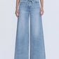 Super High Rise Drawstring Waist Palazzo Jeans