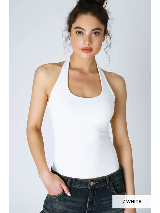 Clean Line Halter Top