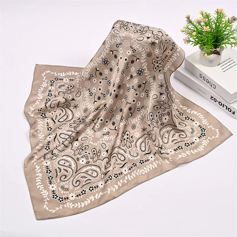 Western Bandana Scarf Silk in A Variety of Colors