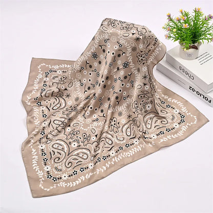 Western Bandana Scarf Silk in A Variety of Colors