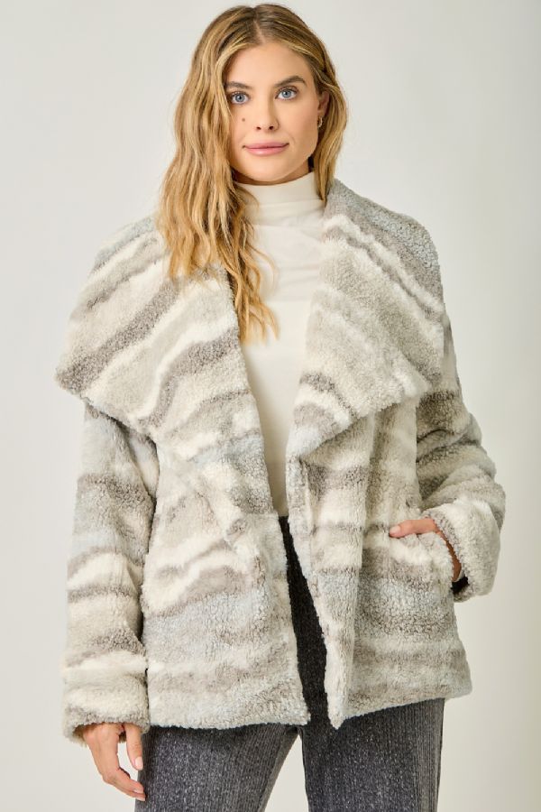 Big Collar Fur Jacket