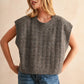 Textured Pattern Sweater Vest