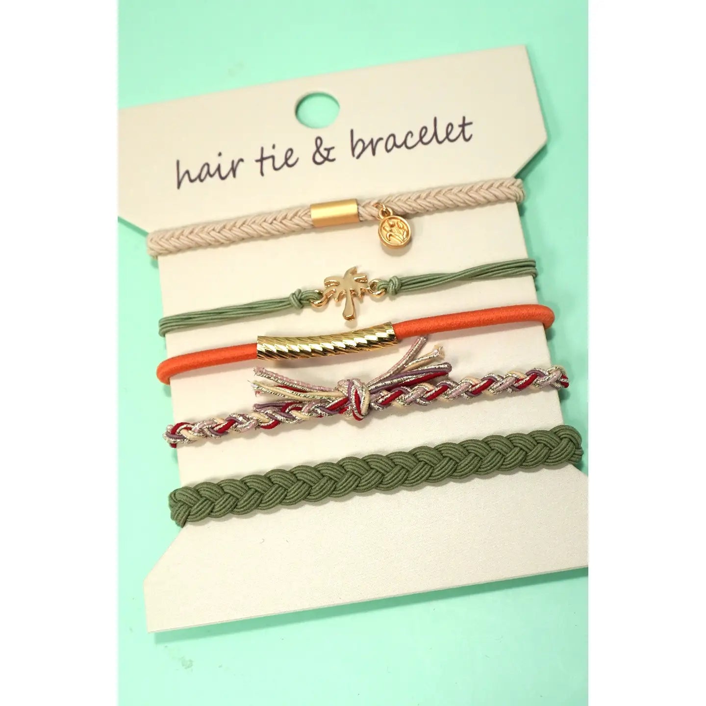 Boho Dual Function Knot Bracelet Hair Ties
