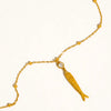 Leni 18K Gold Non-Tarnish Cz Fish Pendant Necklace