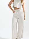 Elastic Waist W/Drawstring Loose Fit Pants