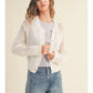 Crochet Knitted Buttondown Cardigan