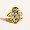 Ashwin 18K Gold Non-Tarnish Natural Stone Ring