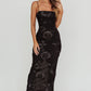 Floral Burn Out Maxi Dress