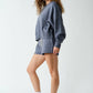 CloudWalk Balloon Sleeve Fleece Crewneck