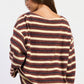 Oversized Striped long Sleeve Tee