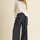 High-Waist Voluminous Wide-Leg Trousers