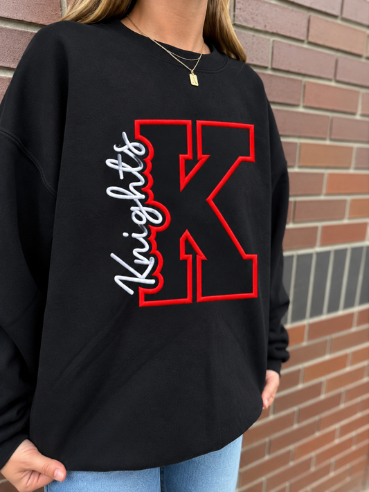 Triad Knights Varsity Letter – Custom Embroidered School Spirit