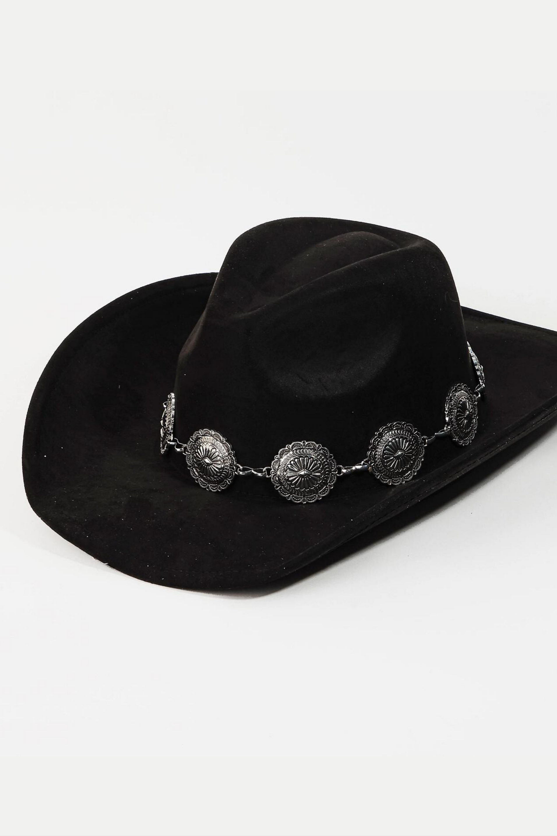 Boho Western Chain Cowboy Hat
