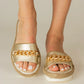 Cynthia Richard Bardot Platino Gold Leather