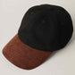 Wool Blend Casual Baseball Cap with Suede Visor