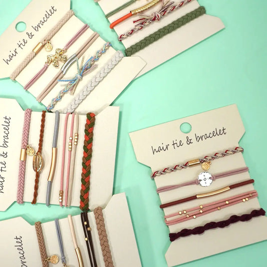 Boho Dual Function Knot Bracelet Hair Ties