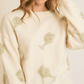 Champagne Tinsel Knit Sweater