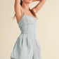 Washed Denim Romper