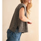 Textured Pattern Sweater Vest