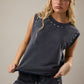 Sleeveless Top with Studs