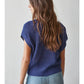 Knit Sweater See Through Short Sleeve Pullover Top