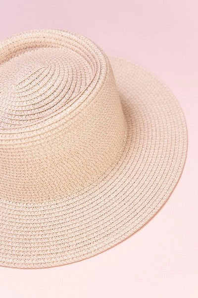 Classic Boater Straw Sun Hats