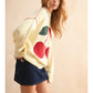 Cherry Patch Front Sweater Top
