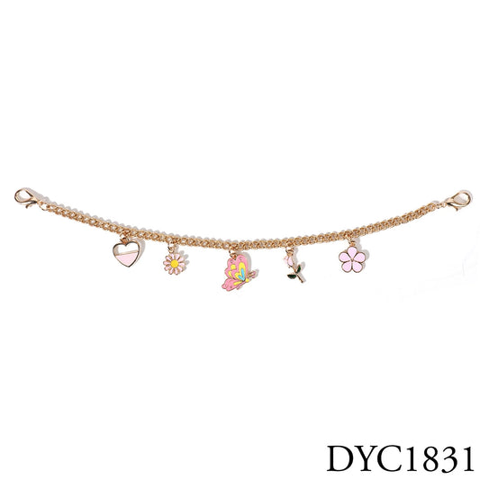 Spring Summer Flowers Charm Trucker Hat Chain (butterfly)