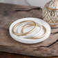Sundrift Glow – Mixed Metal Bangle Stack