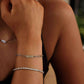 18K Gold Stainless Steel Engravable Paperclip Bar Bracelet