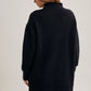 Mock Neck Knit Sweater Mini Dress