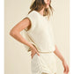 Contrasted Detail Knitted Top