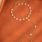 Windsor 18K Gold Non-Tarnish Pearl Hand Chain Bracelet