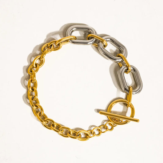 Lanni 18K Gold Non-Tarnish Multi Chain Bracelet
