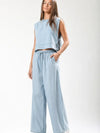 Elastic Waist W/Drawstring Loose Fit Pants