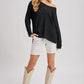 Reverse Seam Loose Fit Sweater