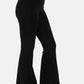 High Waisted Flared Fleece Leggings