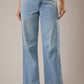 Mid-Rise Denim Pants with Stud Detail