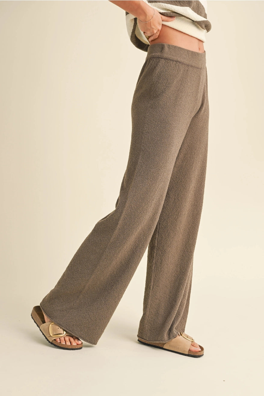 Straight Leg Knitted Pants