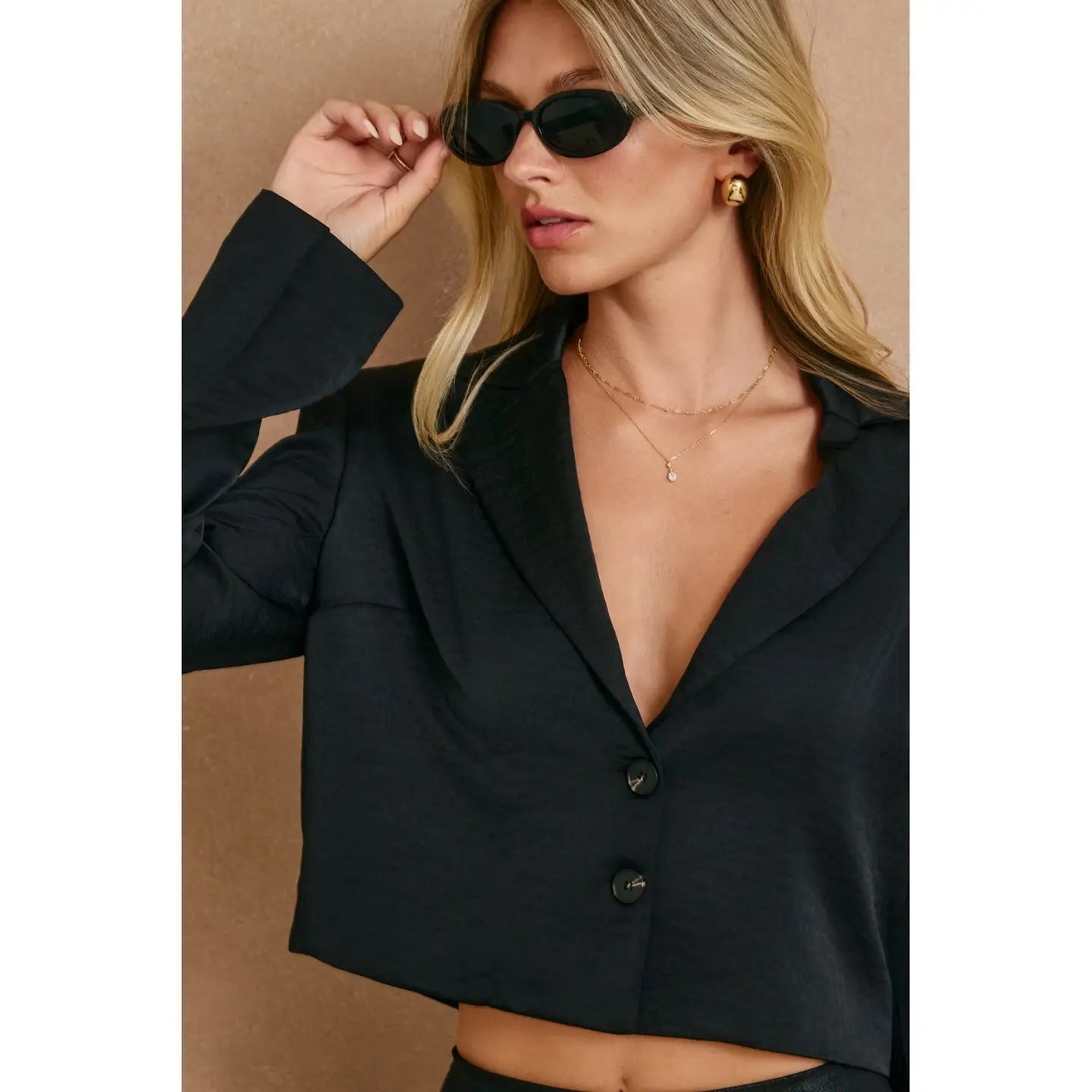 Terra Hush Crop Blazer