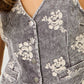 Embroidered Corduroy Vest