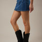 Low Waist Denim Skirt