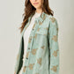 Washed Corduroy Embroidery Jacket