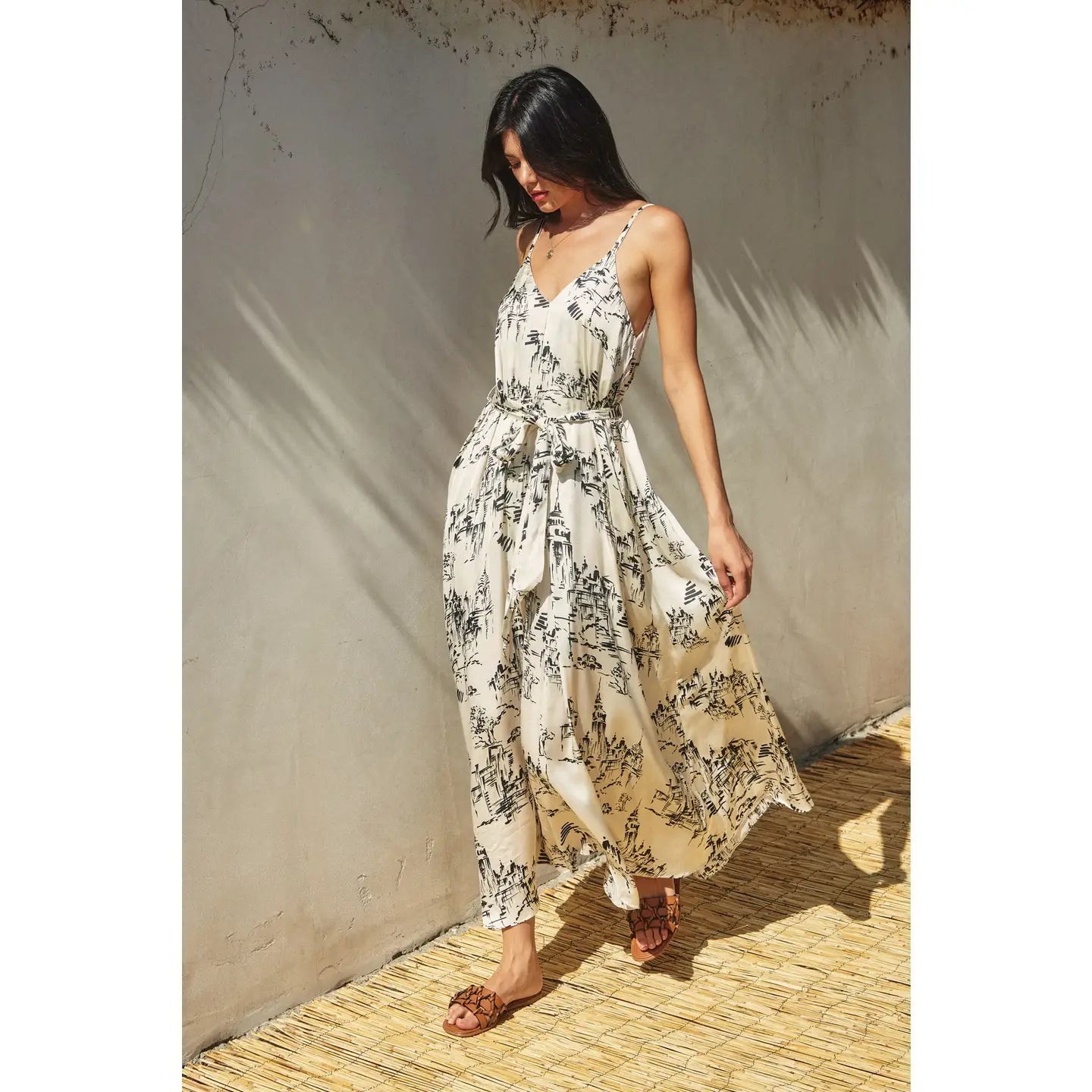 On A Cloud Extra Flared Maxi Dress
