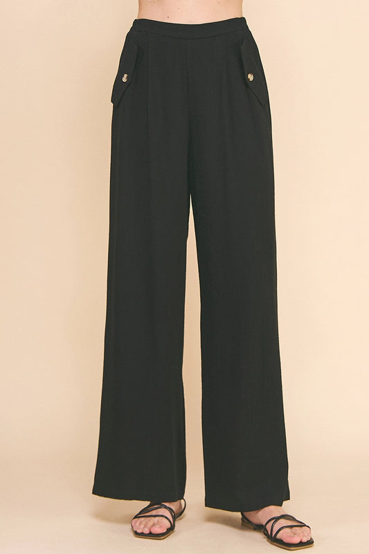 Soft Linen Pants with Pockets
