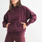 Heartline Fleece Mock Neck Sweater