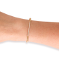 Bar Bracelet in Gold with Silver